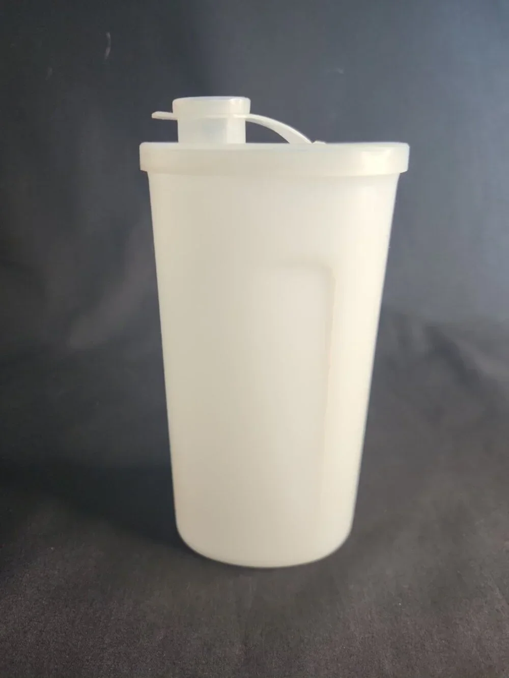 Vintage Tupperware Sweet Saver 640-1 Lid & Spout USA Pantry Organization White